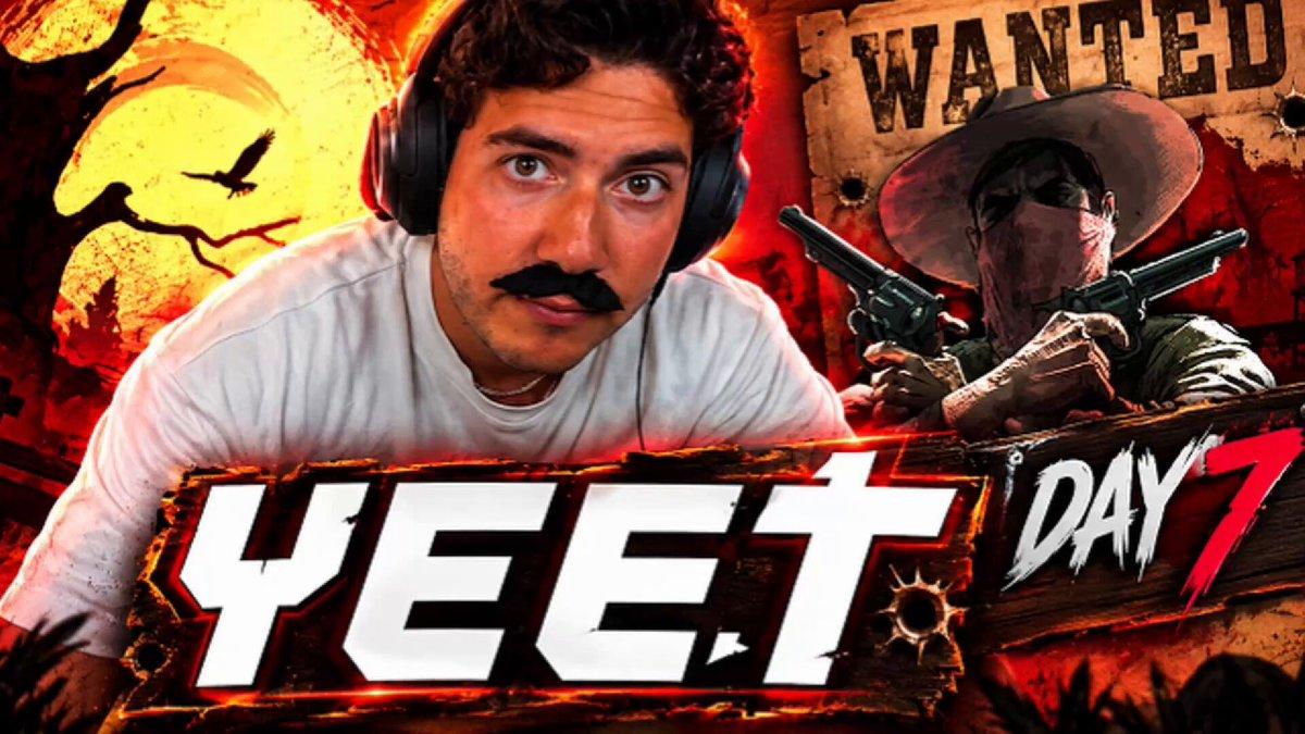 JoeyMoose on Day 7 of a $2,000 WANTED bonus buy challenge, streaming to 129,000 followers.