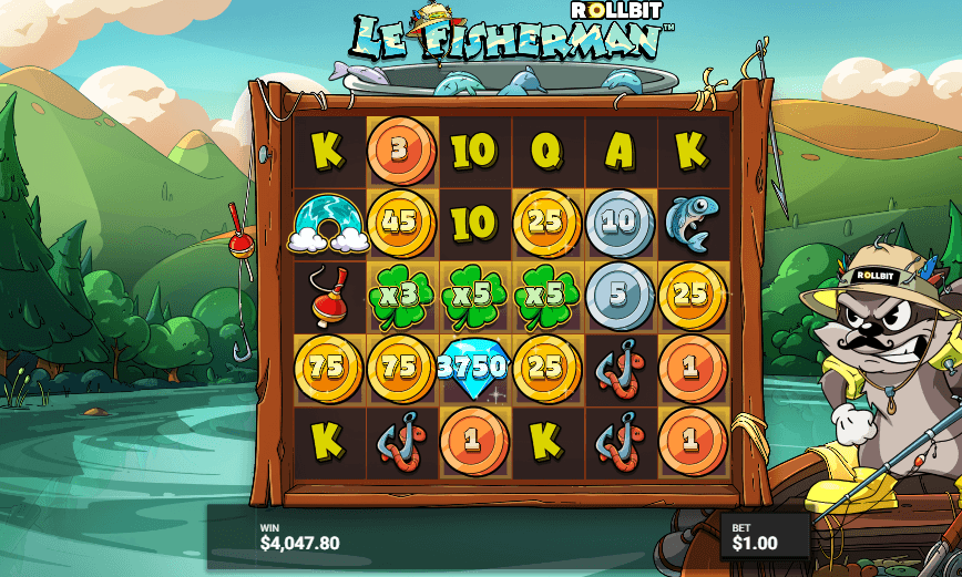 Only 10 spins... and then a 4,000x on the very last one. Absolutely crazy! 🤯🎣