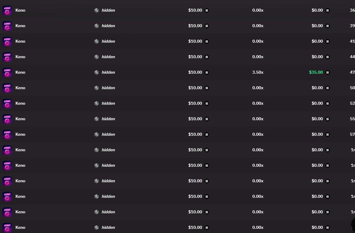 Supraboi's YEET bet history showing 39 consecutive dead spins and 1 hit