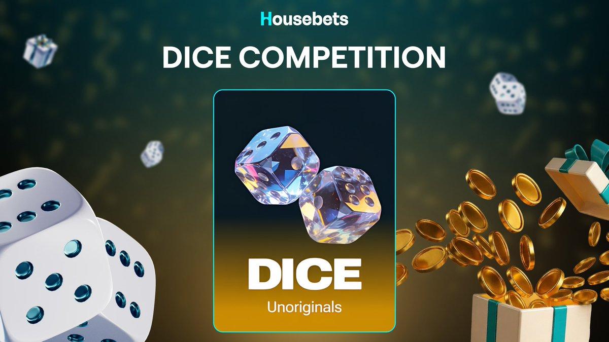 Housebets graphic promoting its 24-hour dice multiplier contest with a 250 USDT prize pool