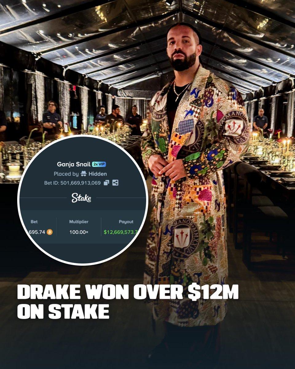 Drake's Ganja Snail max win screenshot on Stake