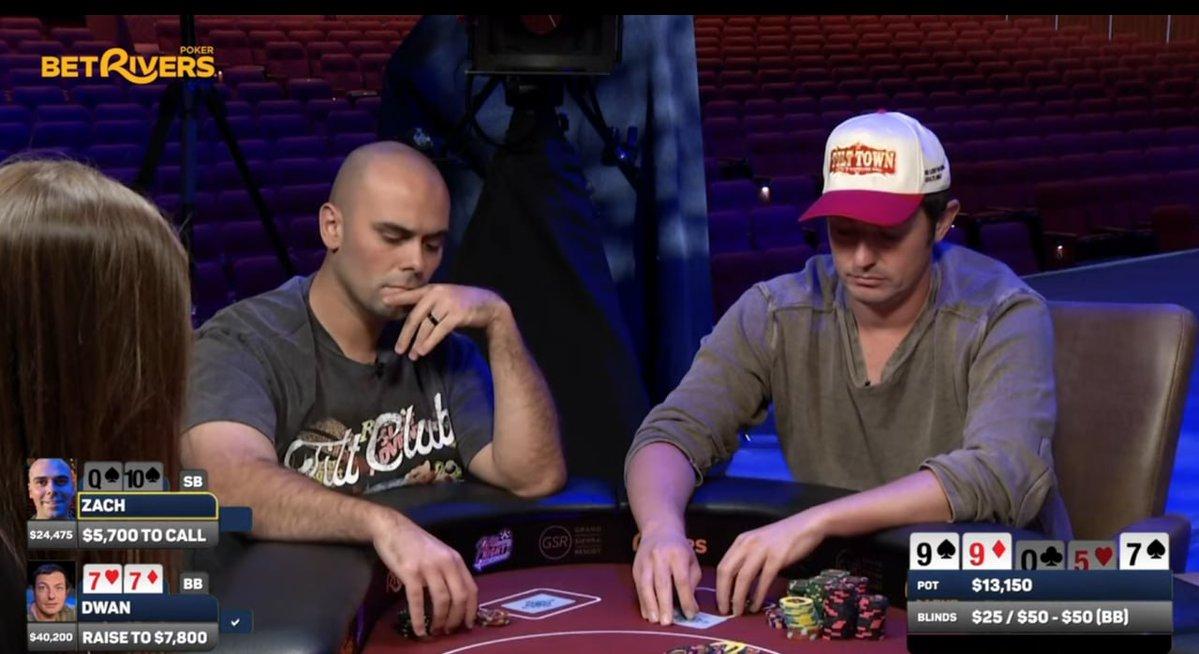 Tom Dwan standing with Monkey Tilt VIP head Bynkto
