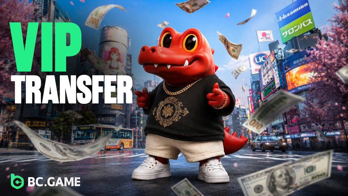 BC.GAME VIP transfer promotional graphic