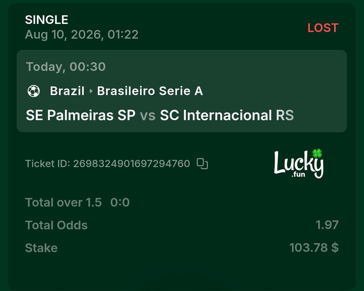 Screenshot of Lucky.fun balance showing $44 remaining after depositing $400