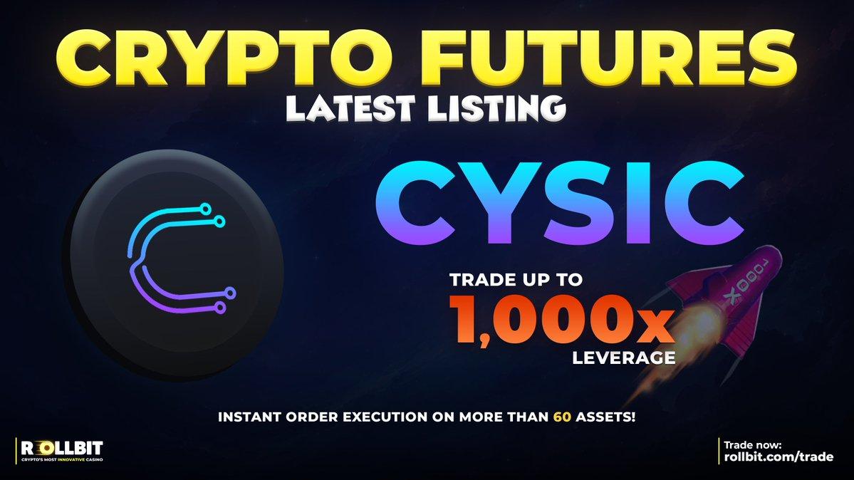 Rollbit Crypto Futures listing announcement for Cysic