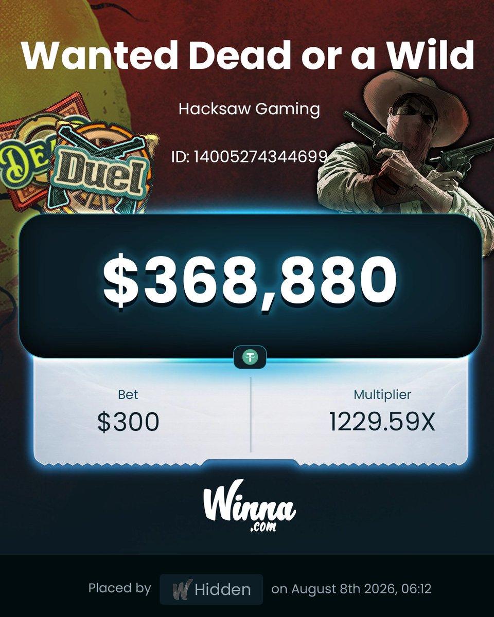 Winna promotional graphic for a slot game