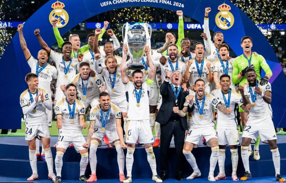 Roobet announcement graphic for the 14-cent Real Madrid 2027 Champions League bet.
