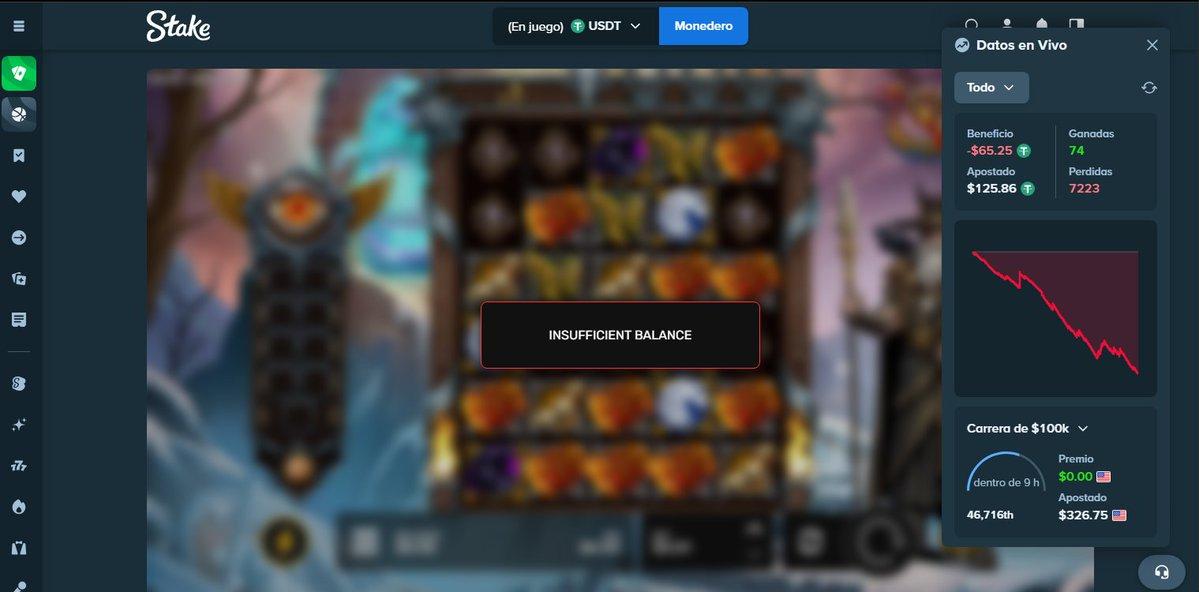 Screenshot attached to Tinchorslots' post showing spins and RTP data on Stake.