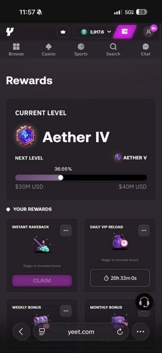 Screenshot shared with Lucky Ace Gambling's free agent pitch
