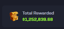 Screenshot shared by Digi showing a payout amount with commas